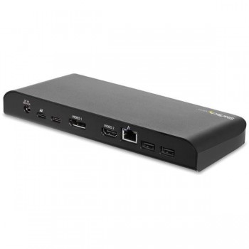 StarTech.com Replicador de Puertos USB-C con 2 Salidas de Vídeo para Ordenadores Portátiles 4K MST30C2DPPD