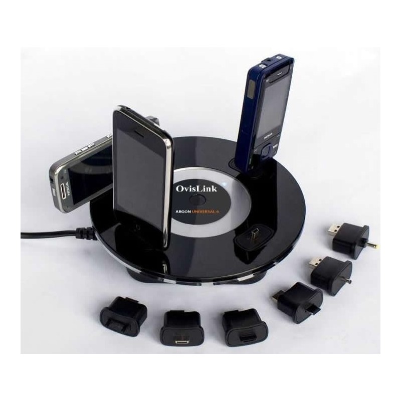 CARGADOR DE MOVILES SIMULTANEO 6 DISPOSITIVOS ARGON6U