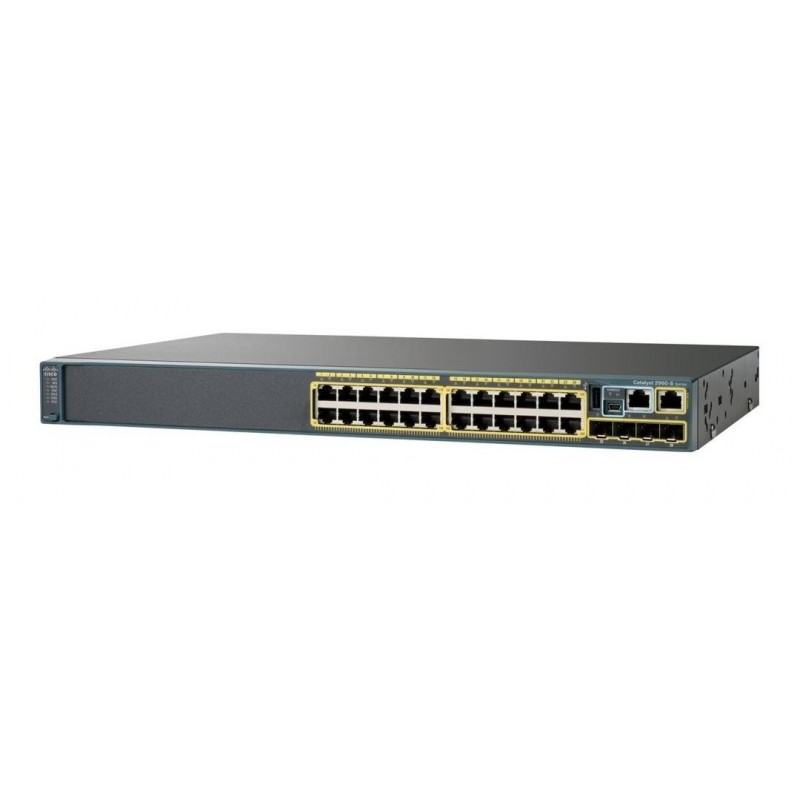 Cisco Small Business WS-C2960X-24TS-L switch Gestionado L2 L3 Gigabit Ethernet (10 100 1000) Negro 1