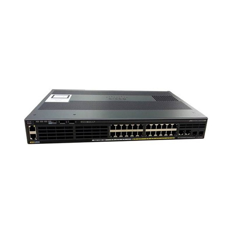Cisco Catalyst WS-C2960X-24PSQ-L switch Gestionado L2 Gigabit Ethernet (10 100 1000) Negro Energía s