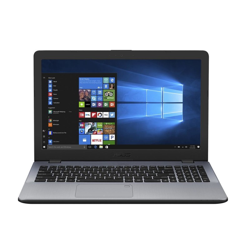 ASUS VivoBook 15 A542UA-GQ1007 Gris - 15.6" - 1366x768 - Intel Core i3 8 Gen - 4GB - 128GB SSD - Wi- 90NB0F22-M13780