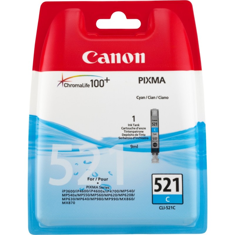 Canon CLI-521 C Original Cian 2934B001