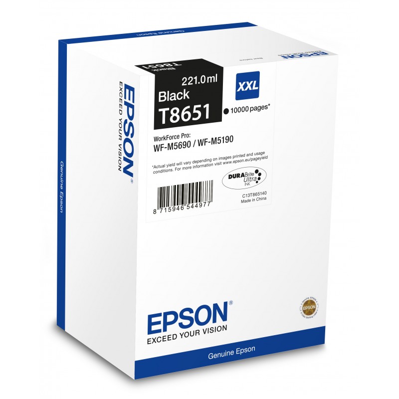 Epson Cartucho T8651 negro XXL C13T865140