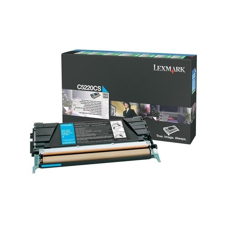 Lexmark C5220CS cartucho de tóner Original Cian