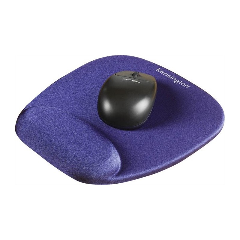 Kensington Reposamuñecas espuma ratón azul 64271