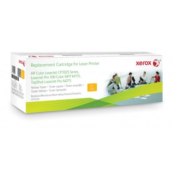 Compatible con HP Colour LaserJet 100 M175 MFP - Xerox Cartucho de tóner amarillo. Equivalente a HP CE312A.  106R02259