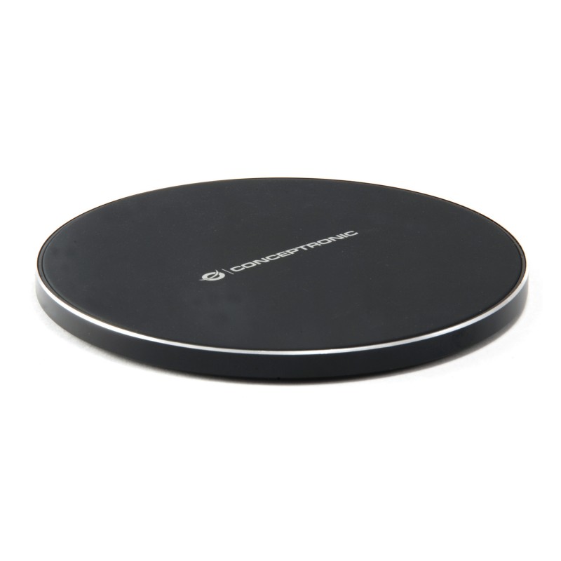 Conceptronic GORGON01B, Interior, USB, Cargador inalámbrico, Negro