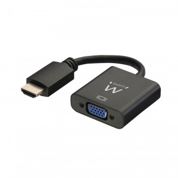 Ewent EW9864, HDMI, VGA, 3.5mm, 0,23 m, Negro