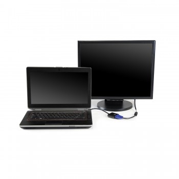 Ewent EW9864, HDMI, VGA, 3.5mm, 0,23 m, Negro