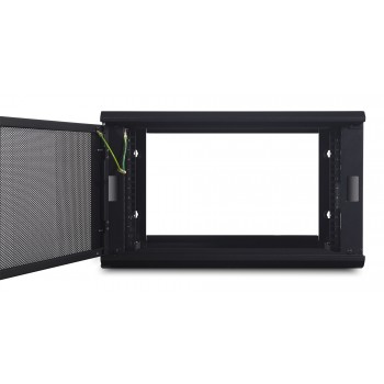 APC AR106 armario rack 6U Bastidor de pared Negro