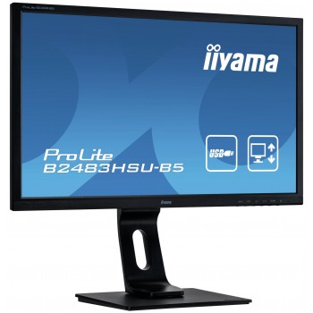 iiyama ProLite B2483HSU-B5 - 24" - 1920x1080 - Full HD LED - Negro