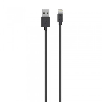 Belkin MIXIT Lightning - USB cable de teléfono móvil Negro USB A Apple 30-pin 1,22 m F8J023BT04-BLK