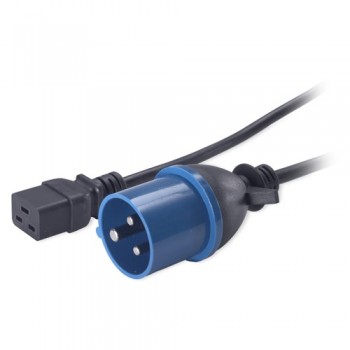 APC C19 IEC309 2.5m Negro 2,5 m C19 acoplador AP9876