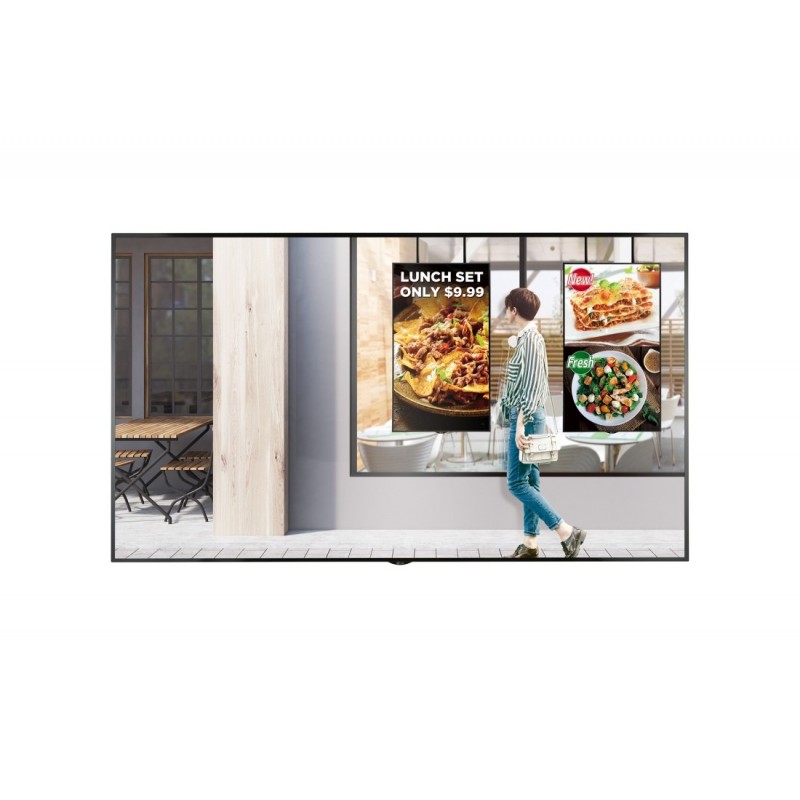 LG 75XS2E - 75" - LED 4K Ultra HD - Señalización digital - Negro
