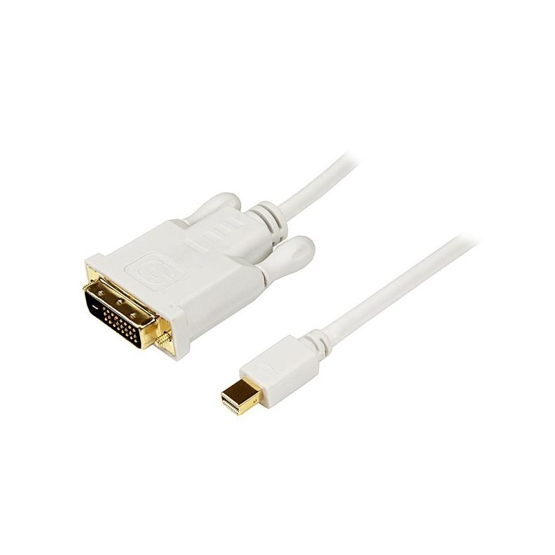 StarTech.com Cable de 91cm Adaptador de Vídeo Mini DisplayPort a DVI-D - Conversor Pasivo - 1920x120 MDP2DVIMM3W