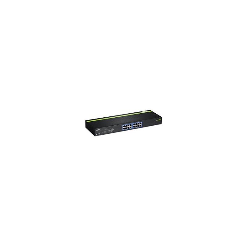 Trendnet TEG-S16G switch No administrado Negro
