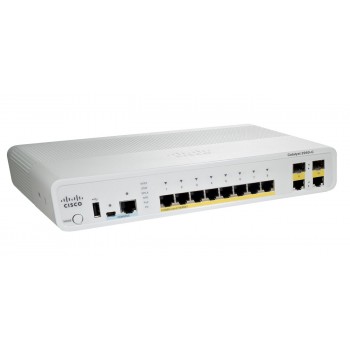 Cisco Catalyst WS-C2960C-8PC-L switch Gestionado L2 Fast Ethernet (10 100) Blanco Energía sobre Ethe
