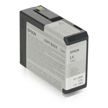 Epson Cartucho Epson T580700 gris Negro claro C13T580700