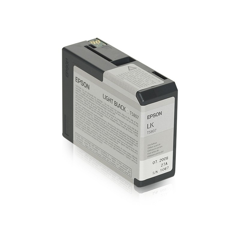 Epson Cartucho Epson T580700 gris Negro claro C13T580700