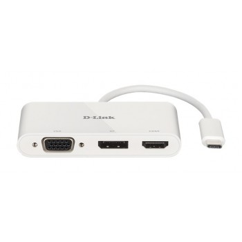 D-Link DUB-V310 - USB 3.0 (3.1 Gen 1) Type-C Blanco