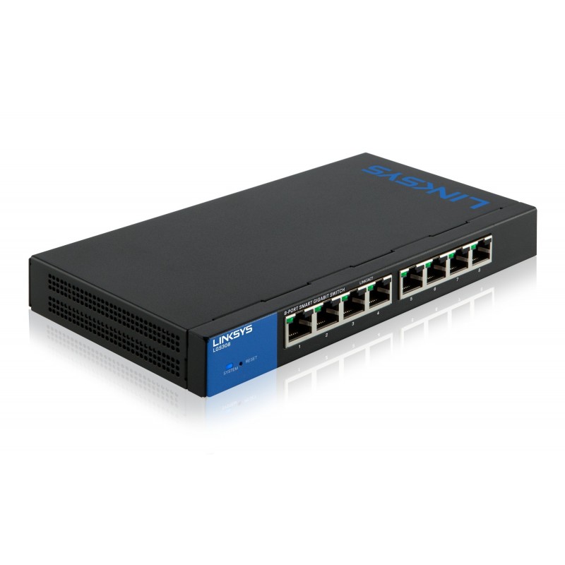 Linksys Smart Switch Gigabit de 8 puertos (LGS308) LGS308-EU