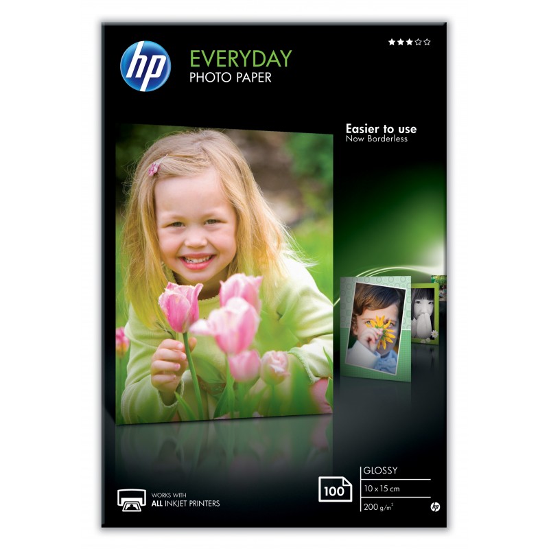 HP CR757A papel fotográfico Blanco Brillo