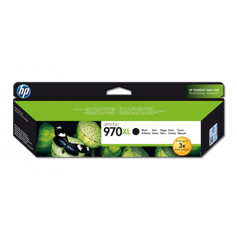 Cartucho de tinta original HP 970XL de alta capacidad negro CN625AE