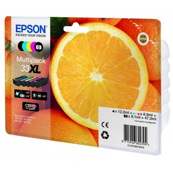 Epson C13T33574021 33XL Negro, Cian, Magenta, Amarillo C13T33574021