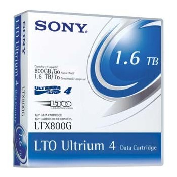 Sony LTX800G, LTO, 1600 GB, 120 MB s, 10 - 45 ºC,  LTX800GN
