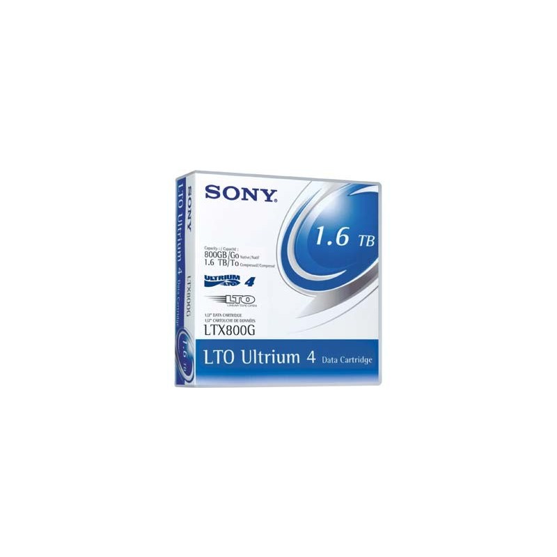 Sony LTX800G, LTO, 1600 GB, 120 MB s, 10 - 45 ºC,  LTX800GN