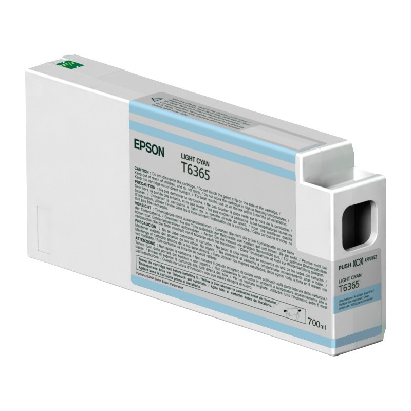 Epson Original Cartucho T636500 cian claro C13T636500