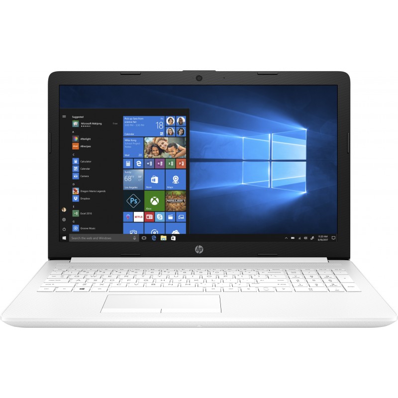 HP 15-da1019ns Blanco - 15.6" - 1366x768 - Intel Core i5 8 Gen - 12GB - 1256GB HDD+SSD - Wi-Fi 5 - W 5QP32EA