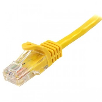 StarTech.com Cable de Red de 5m Amarillo Cat5e Ethernet RJ45 sin Enganches, 5 m, Cat5e, U UTP (UTP), 45PAT5MYL