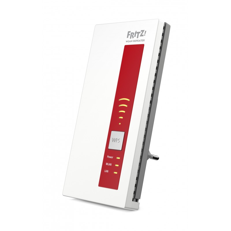 Repetidor WIFI FRITZ! 1750E - Aumenta cobertura inalambrica - 1300 + 450 MBIT S -  (2,4 y 5 GHz) - WPS - WPA2 - PUNTO DE AC