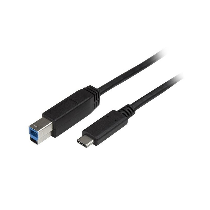 StarTech.com USB315CB2M, 2 m, USB C, USB B, 3.0 (3.1 Gen 1), Macho Macho, Negro