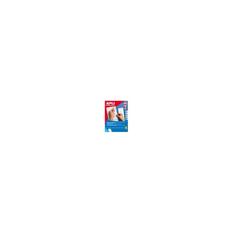 APLI Labels 70 x 42.4mm, Blanco, A4, 70 mm, 42,4 mm, 310 x 220 x 20 mm, 2100 pieza(s) 1276