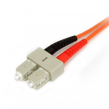 StarTech.com Cable Adaptador de Red de 1m Multimodo Dúplex Fibra Óptica LC-SC 62,5 125 - Patch Duple FIBLCSC1