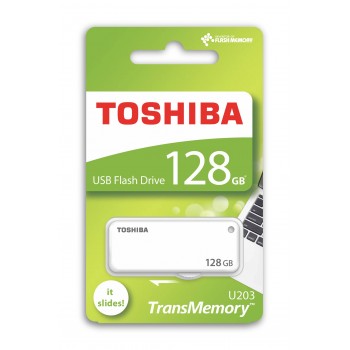 Toshiba U203, Color blanco, De plástico, 0 - 50 ºC, -20 - 60 ºC, USB THN-U203W1280E4