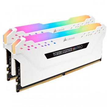 Corsair Vengeance CMW16GX4M2A2666C16W, 16 GB, 2 x 8 GB, DDR4, 2666 MHz, 288-pin DIMM, Blanco
