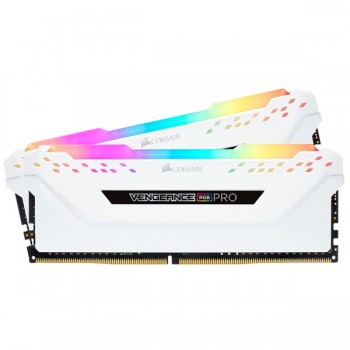 Corsair Vengeance CMW16GX4M2A2666C16W, 16 GB, 2 x 8 GB, DDR4, 2666 MHz, 288-pin DIMM, Blanco