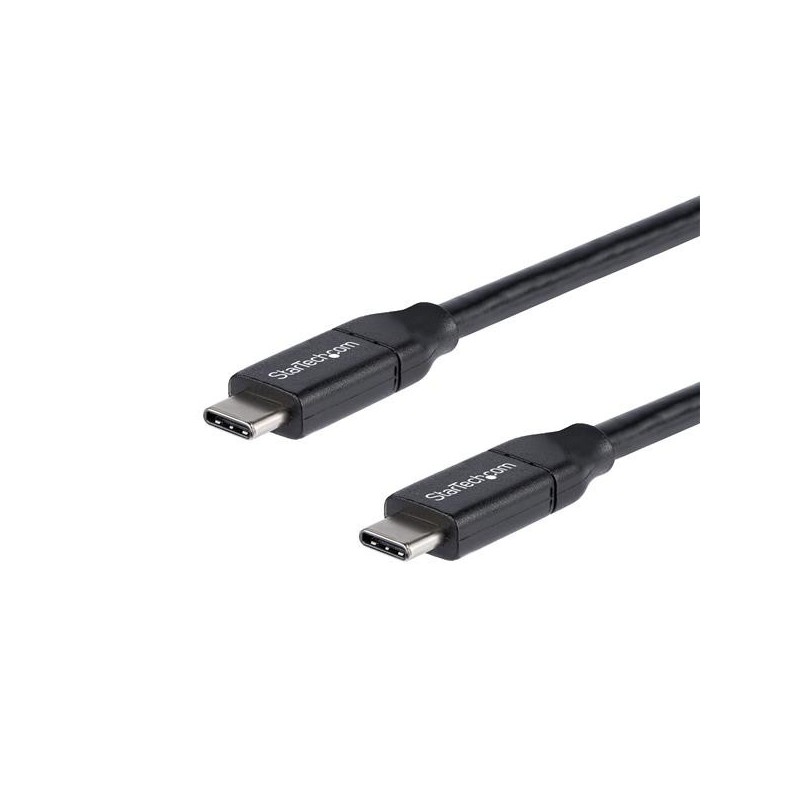 StarTech.com Cable de 1m USB-C a USB-C con capacidad para Entrega de Alimentación de 5A - USB TipoC  USB2C5C1M