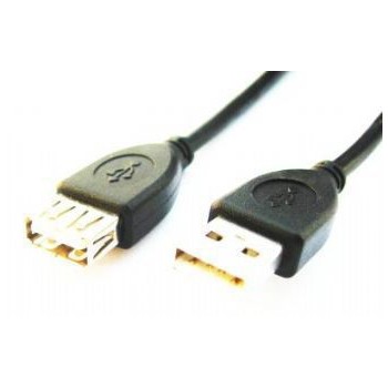 Gembird 3m USB 2.0 A M FM 3m USB A USB A Negro CCP-USB2-AMAF-10