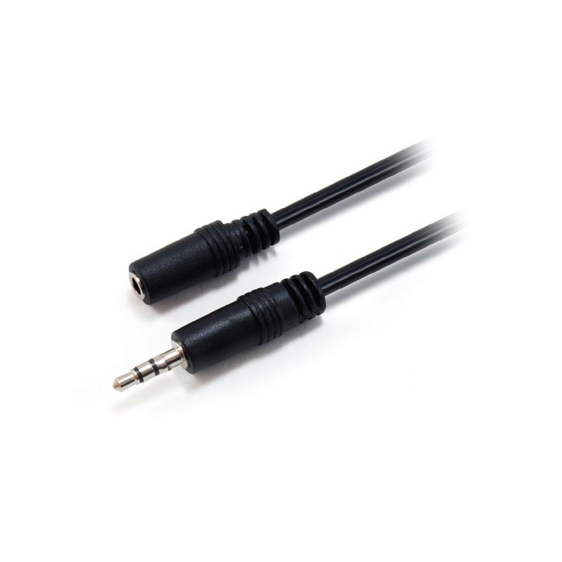 Equip 3.5mm 3.5mm 2.0m, 3.5mm, Macho, 3.5mm, Hembra, 2 m, Negro 14708207