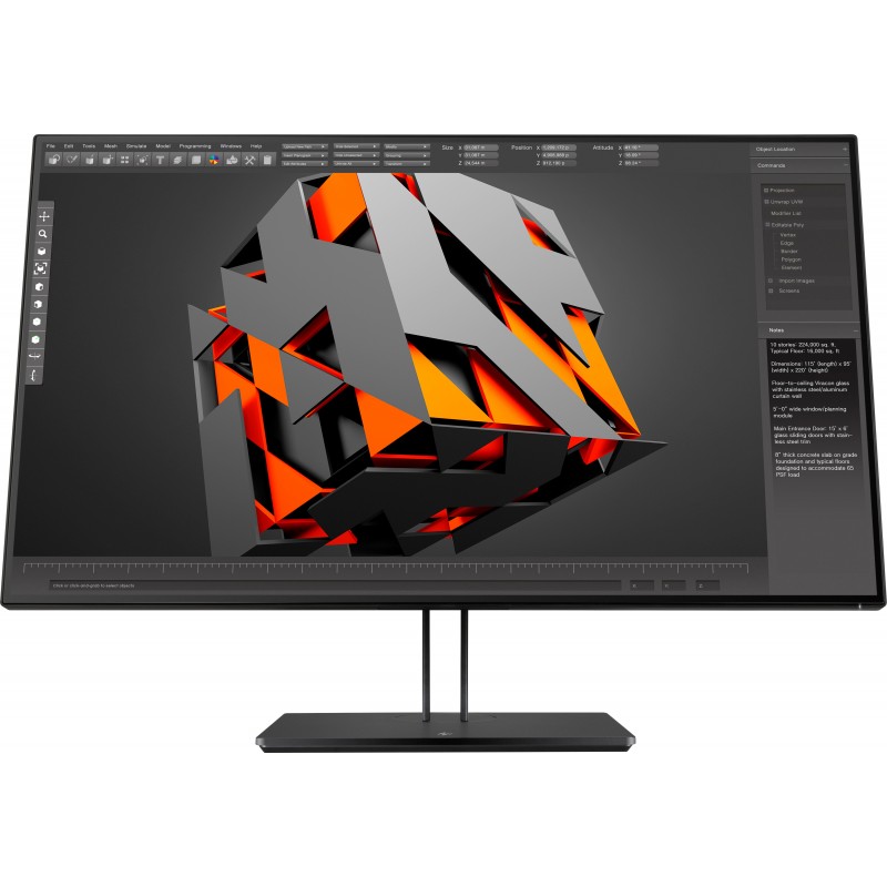 HP Z32 - 31.5 - 4K Ultra HD - IPS - 14 ms - Negro - 1AA81A4ABB 1AA81A4ABB