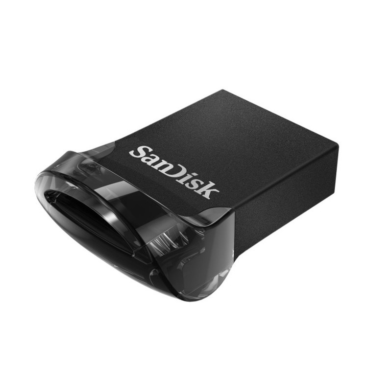 Sandisk Ultra Fit, 256 GB, 3.0 (3.1 Gen 1), Conector USB Tipo A, 130 MB s, Sin tapa, Negro SDCZ430-256G-G46
