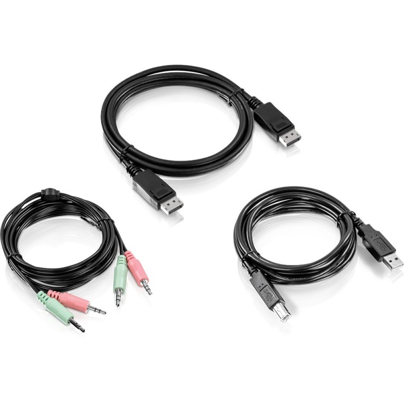Trendnet TK-CP06 cable para video, teclado y ratón (kvm) 1,83 m Negro
