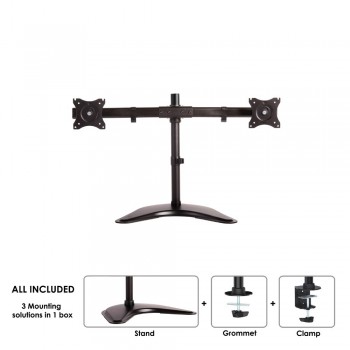 Newstar NM-D335DBLACK, Abrazadera, 16 kg, 25,4 cm 