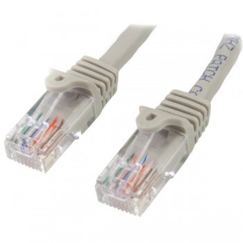 StarTech.com Cable de Red de 10m Gris Cat5e Ethernet RJ45 sin Enganches, 10 m, Cat5e, U UTP (UTP), R 45PAT10MGR