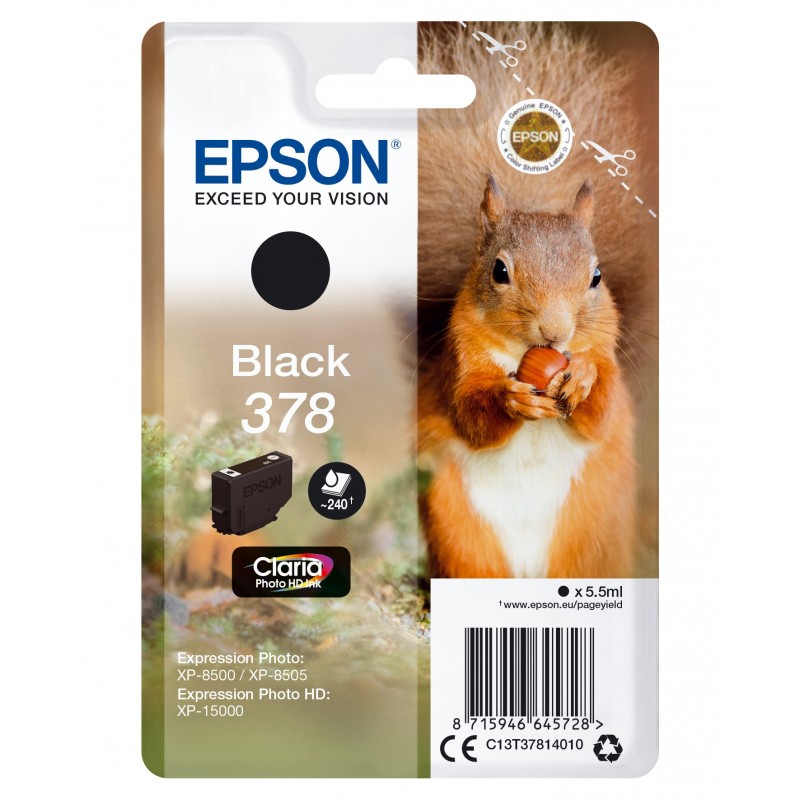 Epson 378 378 Negro C13T37814010