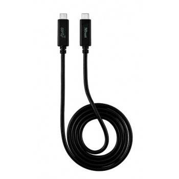 CABLE USB TIPO-C MACHO a USB TIPO-C MACHO TRUST URBAN REVOLT 1 METRO - NEGRO (carga 3A 60w) velocida 21178